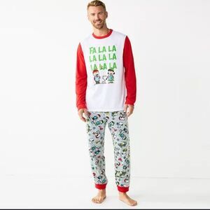 Peanuts Pajama Long Sleeve Top Size M